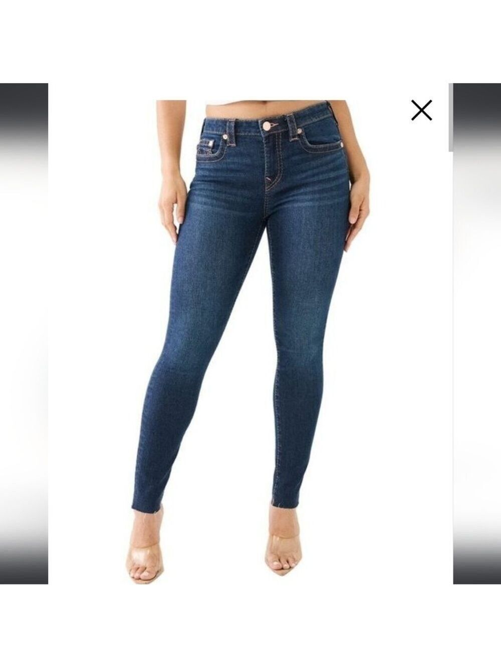 TRUE RELIGION WORLD TOUR ICONIC WOMENS SKINNY JEANS 28